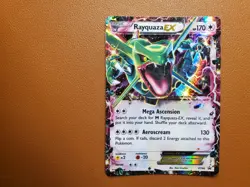 Rayquaza EX XY66 Holo Ultra Rare Black Star Promo Pokemon TCG Card (LP) - Image 1