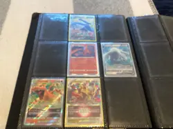 Pokemon TCG Mixed Card Lot Binder GX V Radiant Holo Foil Pikachu Charizard Mew - Image 3