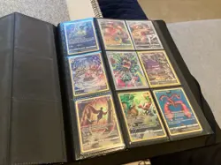 Pokemon TCG Mixed Card Lot Binder GX V Radiant Holo Foil Pikachu Charizard Mew - Image 5