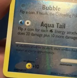 Pokemon TCG Squirtle 112/132 Secret Wonders Reverse Holo Common Card - Image 4