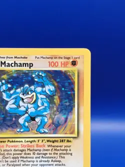 Machamp 8/102 Base Set Holo Rare Pokemon Card 1999 WOTC TCG Vintage Pokemon - Image 5