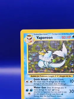 Vaporeon 12/64 Jungle Set Holo Rare Pokemon Card Nintendo Pokemon TCG WOTC 1999 - Image 4