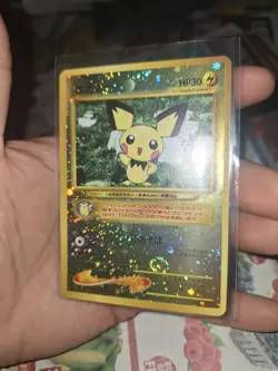 Pichu (Japanese) Pokemon No. 172 - Reverse Holo Promo Card NM - Image 1