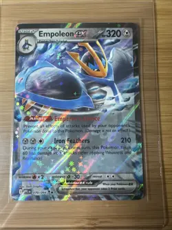 Pokemon 2025 ME02: Phantasmal Flames Card #70 Empoleon ex Double Rare - Image 1