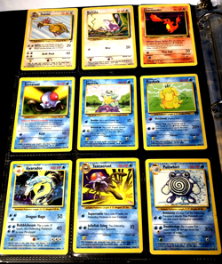 Vintage Pokemon Cards Lot of 198 Cards in binder Assorted Characters. - Image 2
