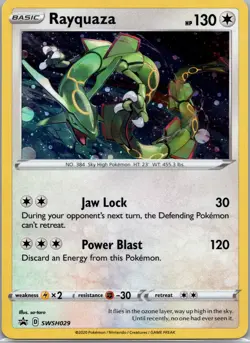 Rayquaza Promo SWSH: Sword & Shield Promo Cards SWSH029 NM Pokemon TCG - Image 1