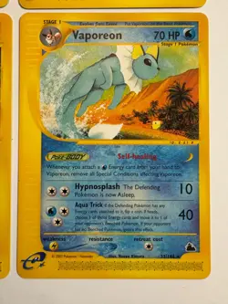 Evee Skyridge Evolution Lot Flareon Jolteon Vaporeon E-Reader Pokemon Cards - Image 5