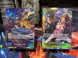 Bandai One Piece Vol 6 Box Trafalgar Law & Donquixote Rosinante Promo Cards - Image 1