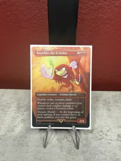 Knuckles the Echidna 2082 - NM Rainbow Foil - Secret Lair Drop Series - MTG - Image 1