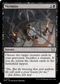 Victimize [March of the Machine Commander] Magic MTG - Image 1