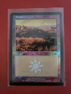 MTG FOIL Plains 333/350 - Onslaught - Magic the Gathering - NM - Image 1