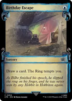 MTG - Birthday Escape - Silver Foil - Lord of the Rings - Magic - Image 1