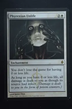 Magic The Gathering MTG PHYREXIAN UNLIFE New Phyrexia MP Played - Image 1