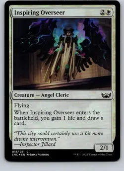 Inspiring Overseer | Streets of New Capenna SNC 18 | NM | MTG - FOIL - Image 1