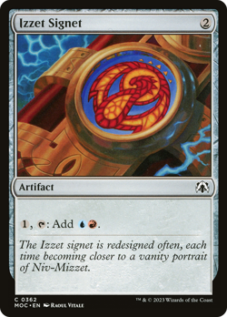 Izzet Signet [March of the Machine Commander] Magic MTG - Image 1