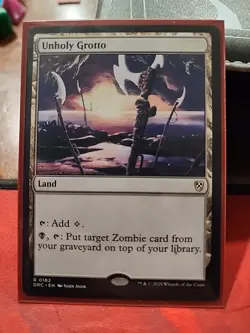 Unholy Grotto Commander: Aetherdrift Regular - Image 1