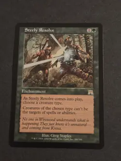 MTG Steely Resolve Onslaught NM - Image 1