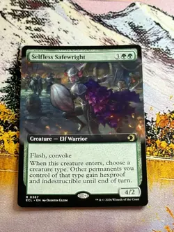 Selfless Safewright - Extended Art ECL NM MTG - Image 4