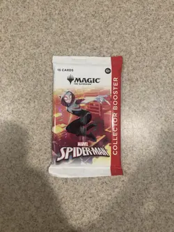 3x Magic the Gathering Spider-Man Collector Booster Packs Sealed - Image 2