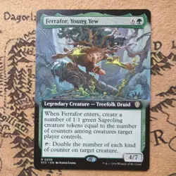 MTG Lorwyn Eclipsed Extended Art Ferrafor, Young Yew - Image 1