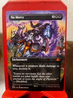 MTG Dominaria Remastered- No Mercy 427 Borderless Regular - Image 1