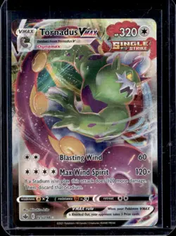 2021 Pokemon SWSH Chilling Reign Tornadus VMAX #125/198 - Image 1