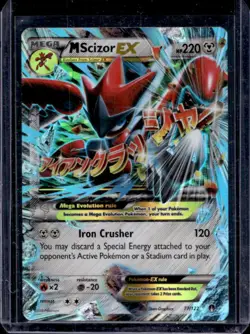 2016 Pokemon XY BREAKpoint M Scizor Holo #77/122 - Image 1