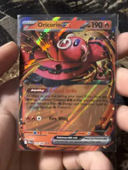 Oricorio ex 018/094 Phantasmal Flames Holo NM Pack Fresh Pokemon TCG Double Rare - Image 1