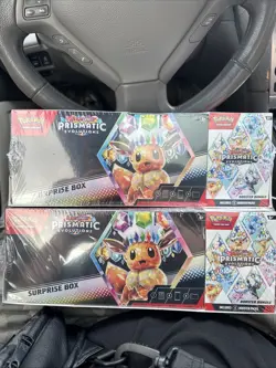 Pokemon Prismatic Evolutions Surprise Box And Booster Bundle Sealed - Image 1