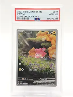 PAWMI 2024 POKEMON PALDEAN FATES ILLUSTRATION RARE 226/091 PSA 10 Q0004 - Image 1