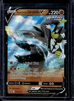 2019-2023 Pokemon SWSH Black Star Promos Rapid Strike Urshifu V #SWSH107 - Image 1