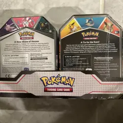 Pokemon TCG V Heroes Bundle Tins: 2-Pack of Vaporeon & Umbreon Brand New Sealed! - Image 2
