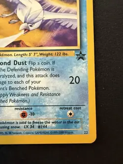 Articuno Black Star Promo 22 Pokemon TCG - Image 4