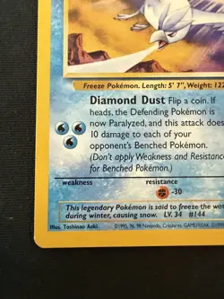 Articuno Black Star Promo 22 Pokemon TCG - Image 5