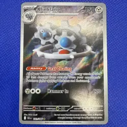 Klinklang 141/086 IR Near Mint English Pokemon TCG Black Bolt Illustration Rare - Image 1