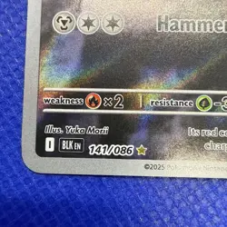 Klinklang 141/086 IR Near Mint English Pokemon TCG Black Bolt Illustration Rare - Image 5