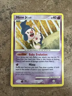 MP Mime Jr. DP22 Promo DP Black Star Promos Pokemon 2007 MP - Image 1
