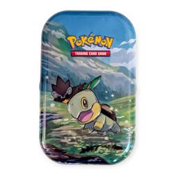 Sinnoh Stars Pokemon Storage Tin: Turtwig and Luxray (empty) - Image 1