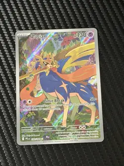 Pokemon TCG Zacian Phantasmal Flames Illustration Rare NM - Image 1