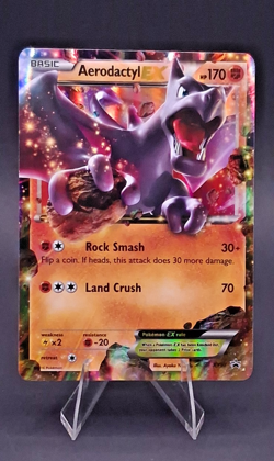 Pokemon Aerodactyl EX XY97 Black Star Promo - Holo Ultra Rare - LP/NM - FOSSIL - Image 1