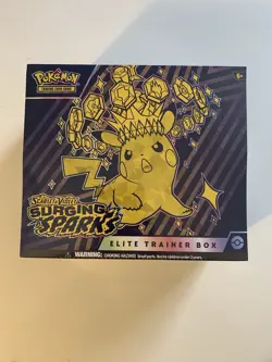 Pokemon TCG S&V Surging Sparks Elite Trainer Box Factory Sealed New - Image 1