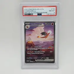 Pokemon Charizard Ex SIR 199/165 Scarlet & Violet 151 PSA 8 Near Mint - Image 1