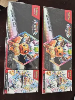 Pokemon TCG: Scarlet & Violet Prismatic Evolutions Surprise Box X2 sealed - Image 1