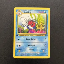 Pokemon TCG Seaking Jungle 46/64 Uncommon 1st Edition - NM - Image 1