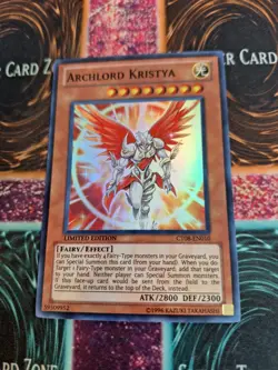 Yugioh Archlord Kristya CT08-EN010 Super Rare Limited Near Mint - Image 1