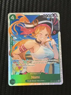 Nami OP14-031 (SR) The Azure Sea’s Seven One Piece TCG English Super Rare - Image 1
