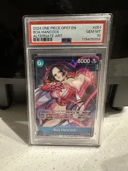 One Piece Boa Hancock PSA Promo OP07-038 Alt Art 500 Years in the Future CCG - Image 1