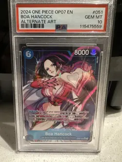 One Piece Boa Hancock PSA Promo OP07-038 Alt Art 500 Years in the Future CCG - Image 2