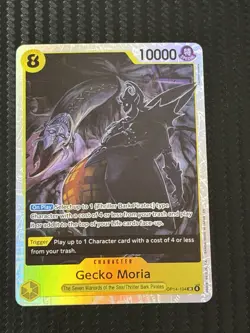 One Piece CCG Gecko Moria OP14-104 SR The Azure Sea’s Seven (OP14) English - Image 1
