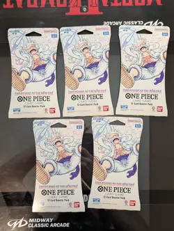 5 Packs One Piece ENGLISH OP-05 Awakening of the New Era Sleeved Booster Sealed - Image 1